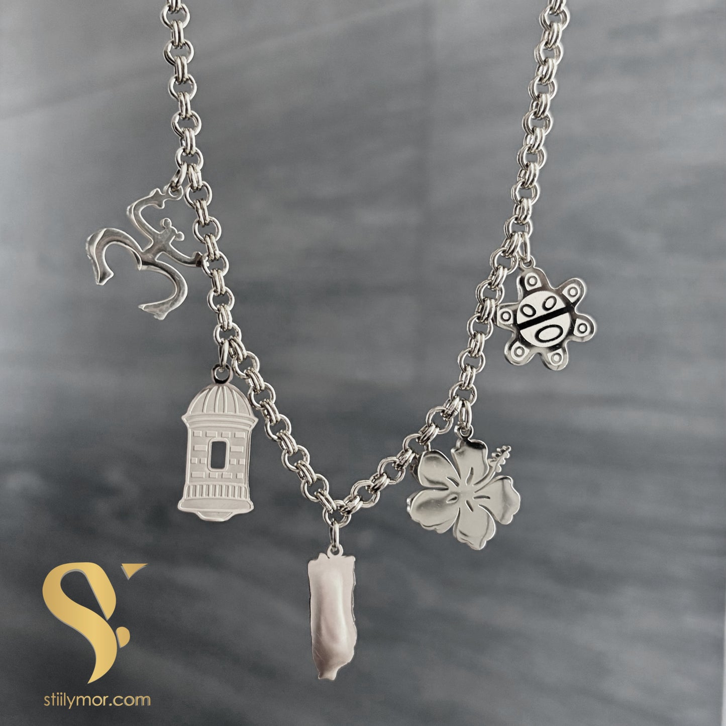Collar charms de PR