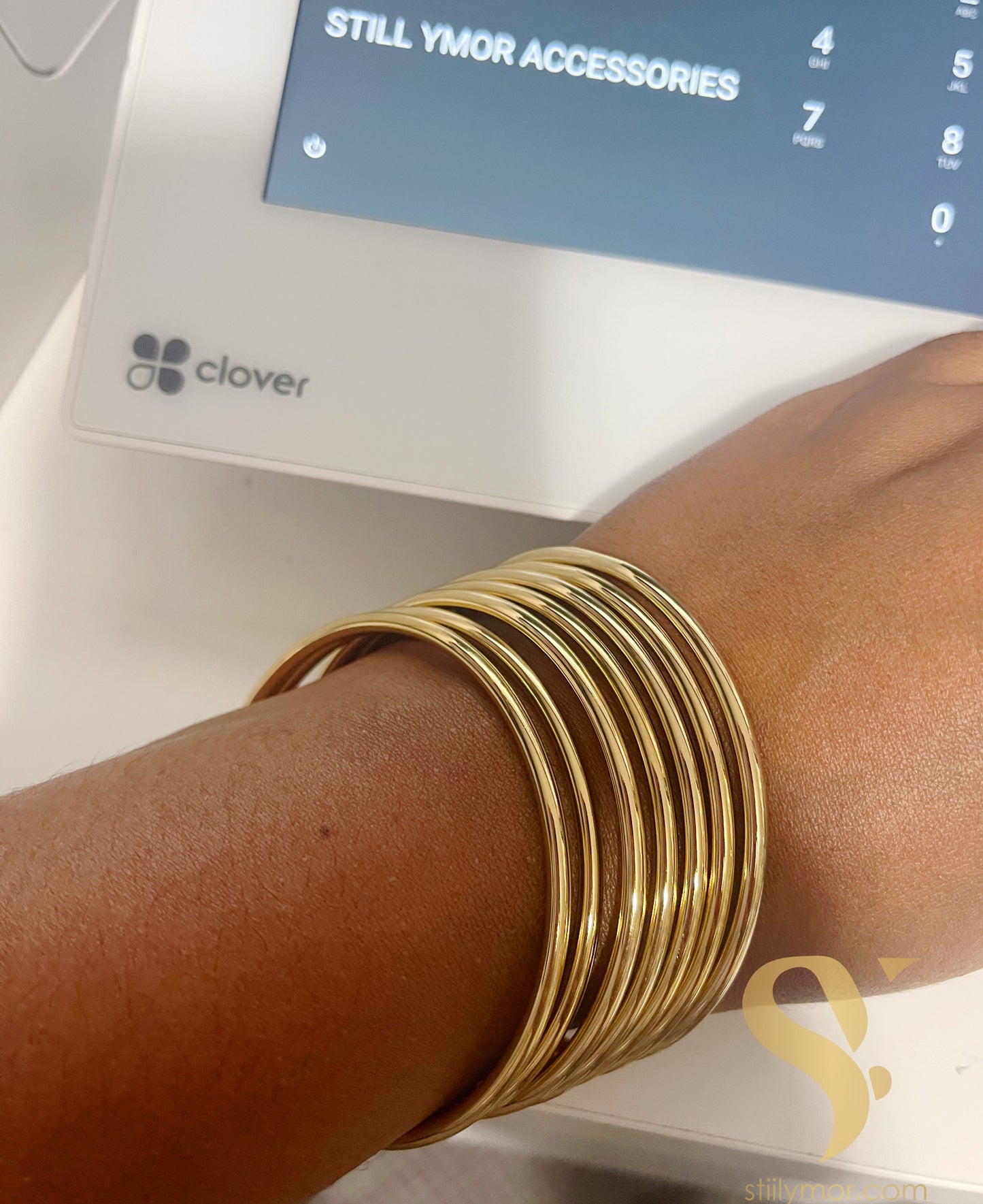 Semanario en acero dorado (plain)