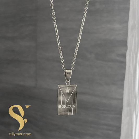 Collar bandera Boricua
