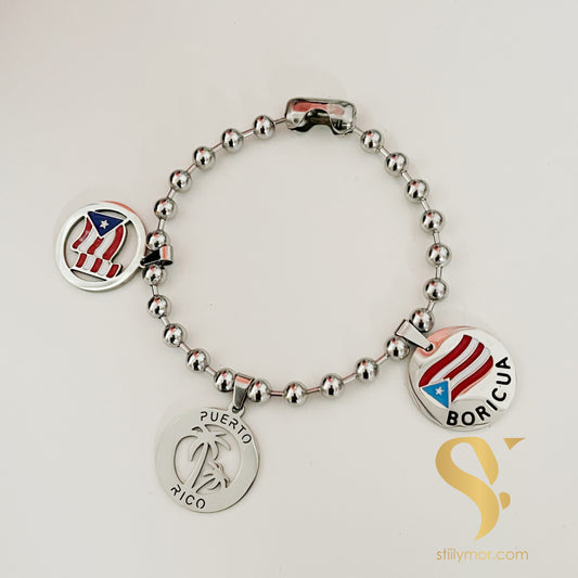 PR charms bracelets (silver)