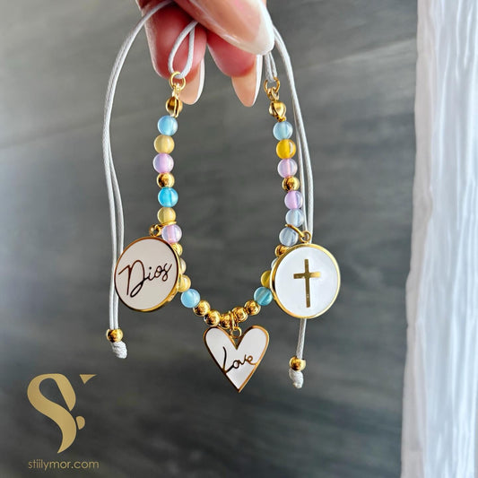 Pulsera Ajustable Dios / Love