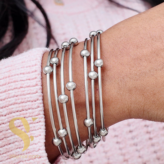 Semanario balines plateado