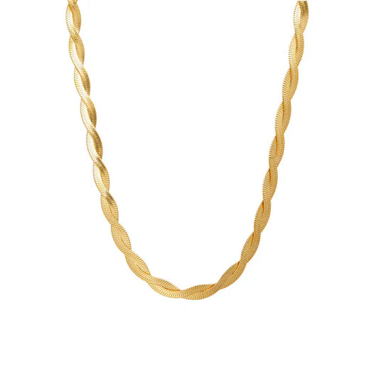 Copia de Twist Necklace-Gold or silver