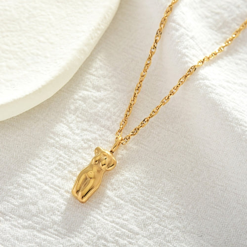 Body necklace gold or silver color
